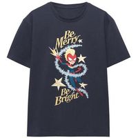 marvel camiseta be merry be bright para mujer