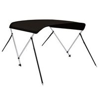 toldo bimini de 2 arcos negro 150x120x110 cm vidaxl
