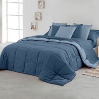 edredon nordico bicolor reversible antiacaros tacto pluma suave calido 400 gr somnihome cama 135140 cm color marinoceleste