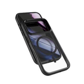 Funda para móvil Epico Acrílico Negra Compatible con iPhone 17 Pro y MagSafe