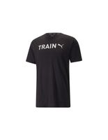 camiseta de fitness puma graphic tr hombre black