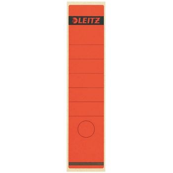 Leitz 1640 etiquetas traseras autoadhesivas ancho 61 x 285 mm rojas (10 unidades)