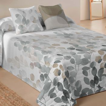 Colcha Bouti 3 Piezas 100% Microfibra Cama 135 Cm Naturals Judy