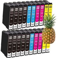 20 cartuchos compatibles para epson 604xl xp2200 xp2205 xp4200 wf2950 wf2935 xp3200 xp3205 xp4205 wf2930 wf2910 xl 604 xl para xp2200 xp2205 xp3200 xp4200 xp4205 wf2910 wf2930 wf2935 wf2950