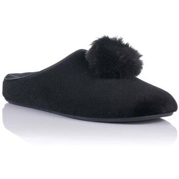 Cm Confort Pantuflas Zapatilla de casa - Pompón para mujer