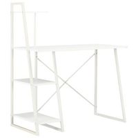 escritorio con estanteria blanco 102x50x117 cm vidaxl