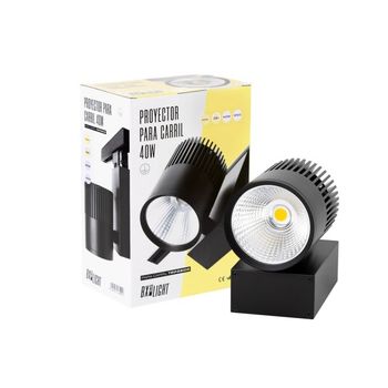 Foco de carril led 40w 3384lm cri90 3000ºk ugr17 50.000h