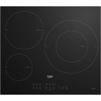 Beko HII63205MT Placa de Inducción 3 Zonas 60cm Negra