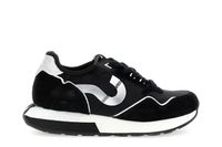 zapatillas de running de terciopelo con inserciones de ante black 40
