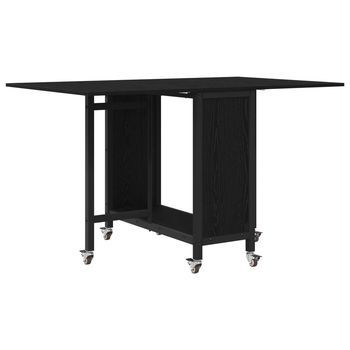 Mesa De Comedor | Mesa De Cocina Plegable Con Ruedas 130 X 80 X 76,5 Cm