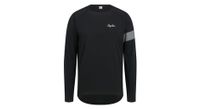 camiseta de manga larga mtb rapha trail windblock negro gris