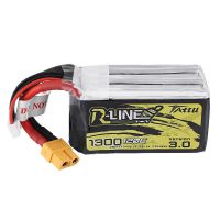 bateria lipo tattu r-line version 30 222v 1300mah 120c 6s1p con enchufe xt60 para dron de carreras fpv iflight nazgul5