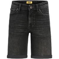 jack  jones short nino 12269799 jjirick jjoriginal shorts am 360 sn jnr black denim am para nino