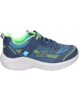 zapatillas para nino skechers hyper-blitz hydro-tronix 403861l-nvbl azul marino 32