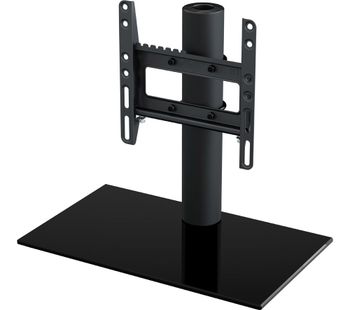 AVF B200BB 450 mm TV Stand with Bracket - Black, Black