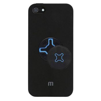 Mobilis U.FIX Funda TPU Negra para Apple iPhone 5/5S/SE