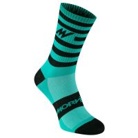morvelo series stripe green socks - sm