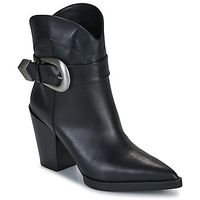 karl lagerfeld botines kowboy buckle mid boot para mujer