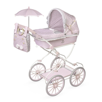 decuevas toys - coche de muneca plegable con sombrilla y bolso - para munecas de hasta 48 cm 81075