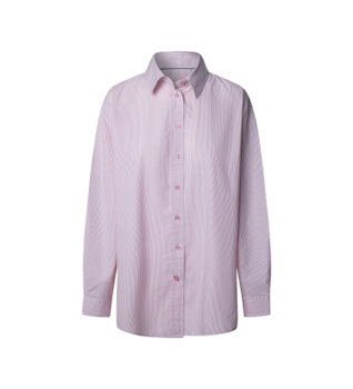 Pepe Jeans para mujer. PL3051250 Camisa Lorelai rosa (S), Casual, Algodón, Clásico, Manga larga