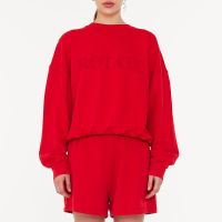 rotate sunday relaxed cotton-jersey sweatshirt - xl