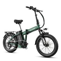 bicicleta electrica plegable wildeway fw11 1680 wh neumaticos anchos de 20 verde
