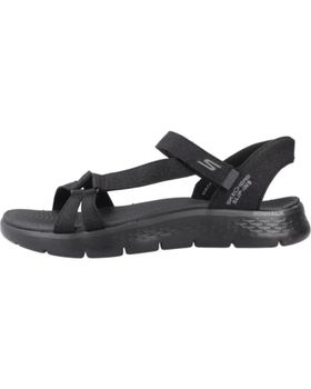 de SKECHERS SANDALIAS MUJER MODELO SLIP-INS GO WALK FLEX COLOR NEGRO BBK