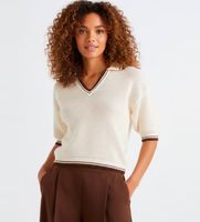 marella para mujer 2613361044200 polo mlslembi blanco roto s casual algodon manga corta