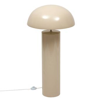 Lámpara De Pie Ulysse Cilíndrica, 97 Cm De Altura, Color Beige - Atmosphera Createur D'interieur