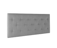 cabecero tapizado turin 140x60 cm color gris claro