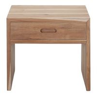 mesita de noche de madera lenny 50x45x50