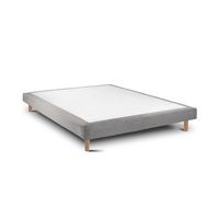 sommier rigide 15 ascot  taupe redonda 200 x 140 cm