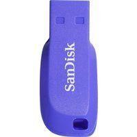 sandisk cruzer blade usb 20 memory stick - 32 gb blue blue