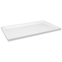 plato de ducha rectangular abs 70x120 cm vidaxl