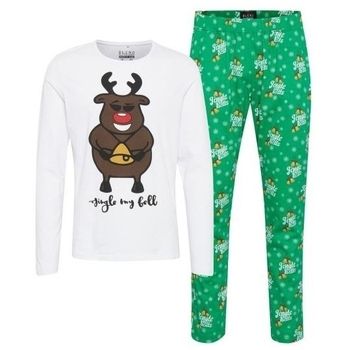Blend Of America Chaquetas Pigiama Natale Jingle Bells Verde 20707544 para hombre