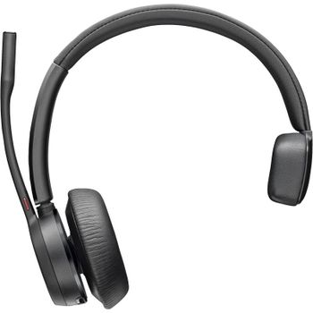 Auriculares Poly inalámbricos Bluetooth monaural con micrófono Boom y base de carga