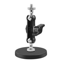 puluz base magnetica con rotacion de 360 grados soporte de clip tipo pea con interfaz de 14 de pulgada para gopro mission 11 pro  insta360dji