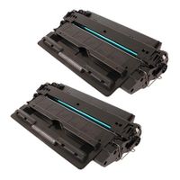compatible multipack hp laserjet 5200lx printer toner cartridges 2 pack -q7516x
