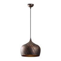 lampara de techo saglam-3761 oro cobrizo metal diametro 28x125 cm