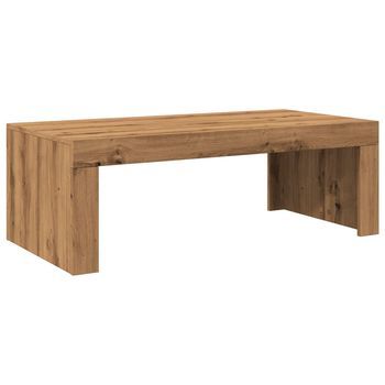 Mesa De Café - Mesa De Centro Madera De Ingeniería Roble Artisan 102x50x35 Cm