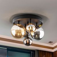 plafon de techo dark 5 luces