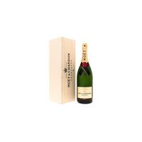 moet  chandon brut imperial salmanazar caja madera  francia champagne 900 cl 120