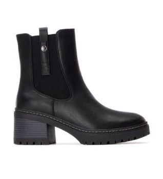 Xti para mujer. 14445601-NEGRO Botines 144456 negro (40), 3 a 5cm, Cremallera, Casual