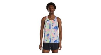 New balance tcs nyc marathon athletics camiseta de tirantes multicolor para hombre