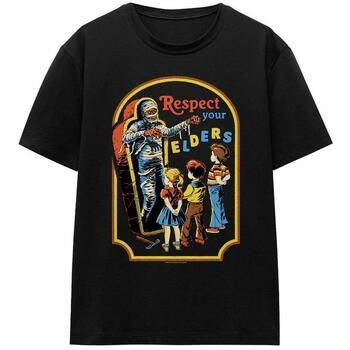 Steven Rhodes Camiseta Respect Your Elders para mujer