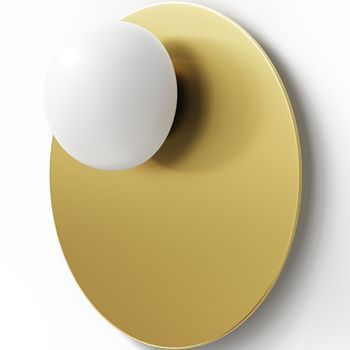 Lámpara Aplique De Pared - Diseño Moderno - Sferal Dorado