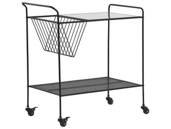 Carrito de cocina  metal negro