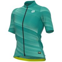 ale womens pr-r green speed short sleeve jersey - l - green