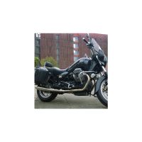 silenciador de escape moto guzzi serie grossa teste quadre mistral conico pulido par