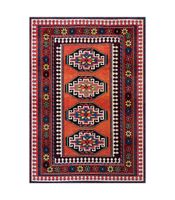 antalia 9844 - red mix - alfombra para exteriorinterior - lavable